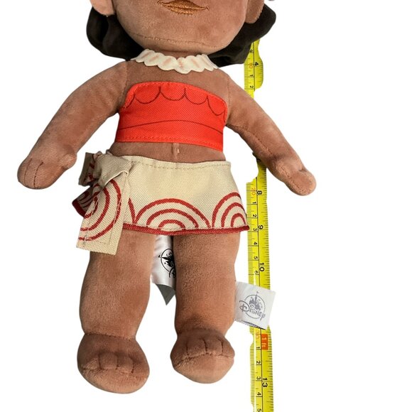 DISNEY STORE Moana Toddler Baby Plush Doll 12" Stuffed Baby Toy Embroidered Face - Picture 2 of 7
